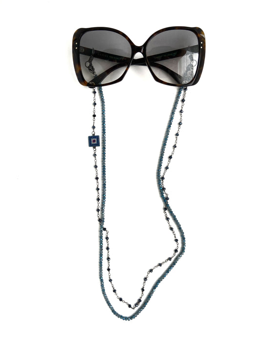 Corrente de Óculos Bohemian - Mosaico Quadrado