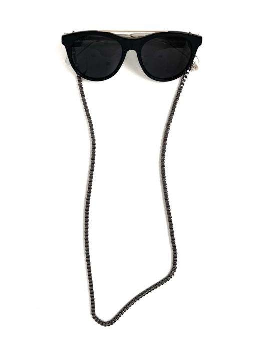 Corrente de Óculos Metal Grafite - Correia